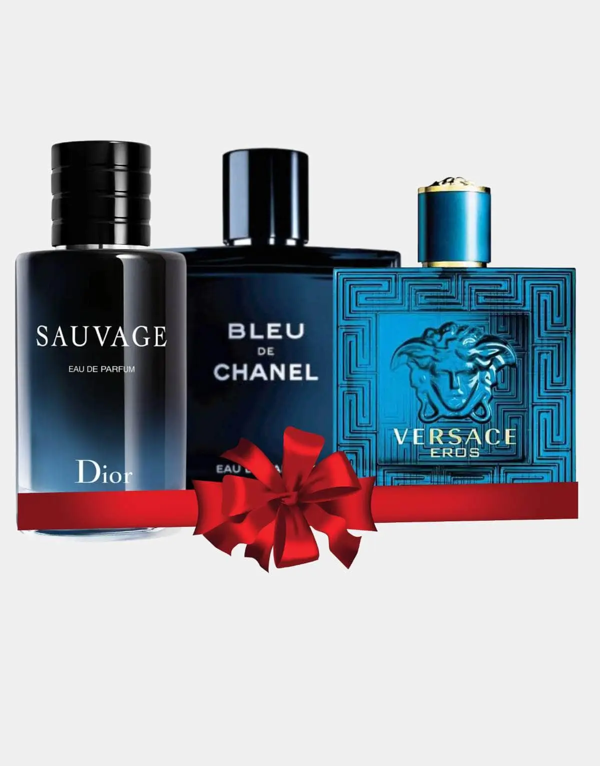 Christian Dior Sauvage Eau De Parfum + Bleu De Chanel + Versace